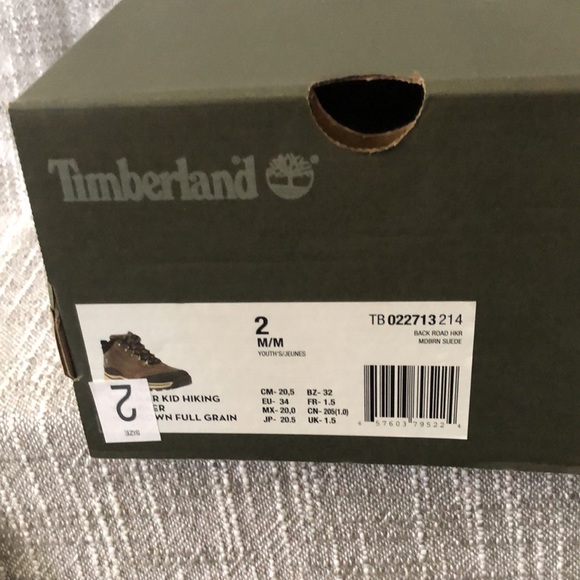 Boys size 2 timberlands. New with tags. - Picture 5 of 5